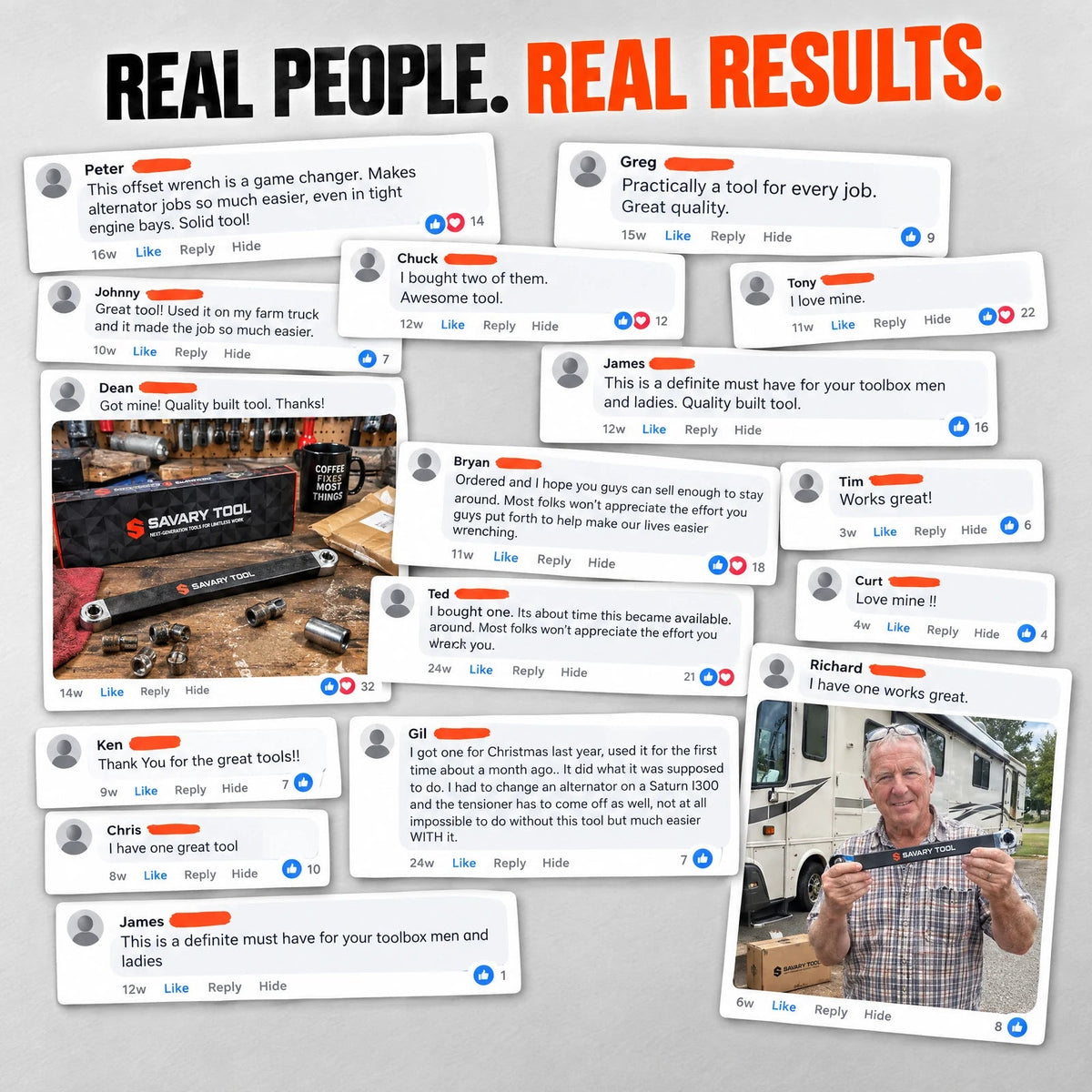 Real results